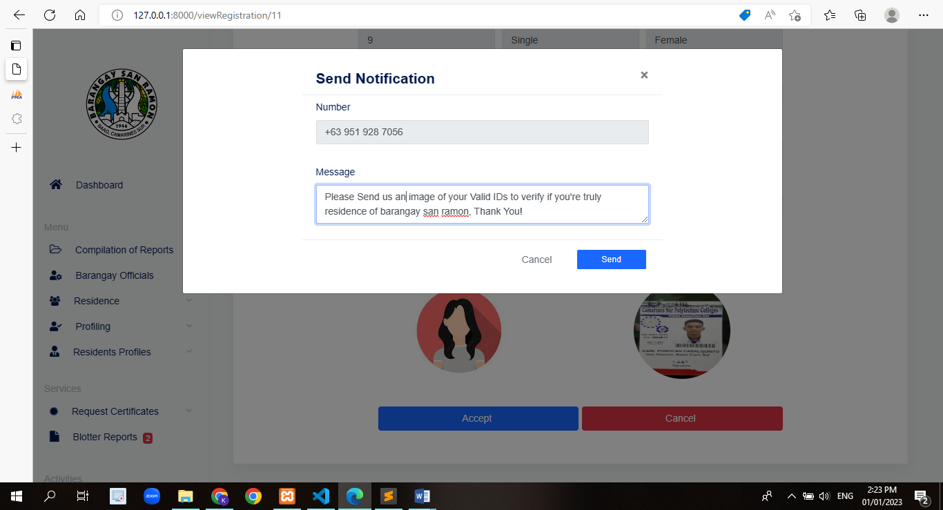 Barangay System Screenshot 3