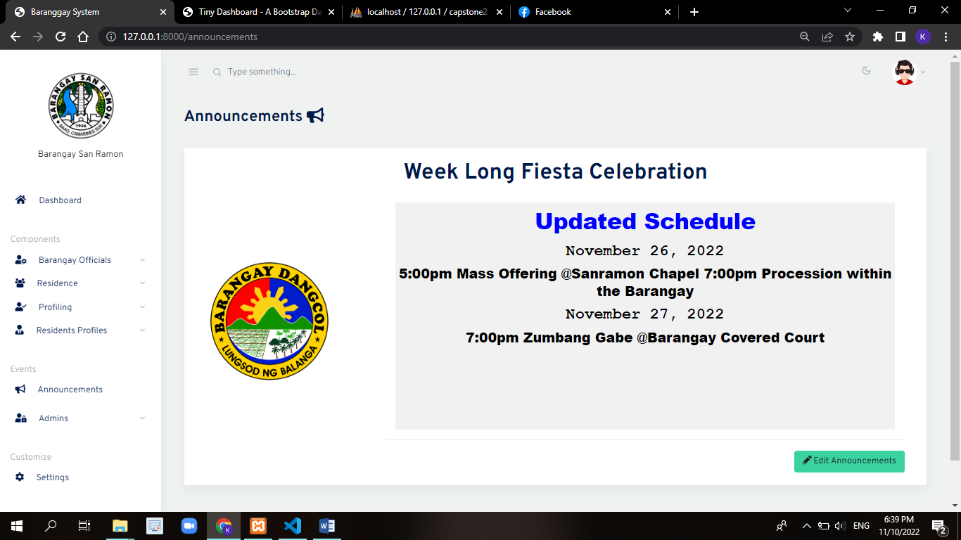 Barangay System Screenshot 3